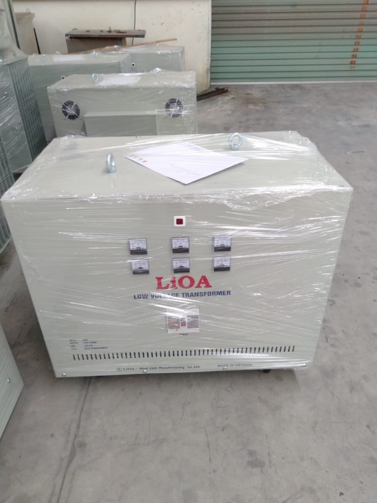 Máy biến áp tại LIOA Nhật Linh chính hãng thiết kế bền đẹp, khỏi lo rỉ sét