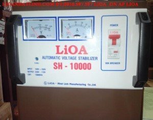 ổn áp lioa 10kva sh 10000 điện vào 150v-250v