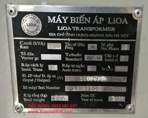 Tìm nơi cung cấp máy biến thế-máy biến áp lioa 1 pha 220v-100v, 120v, 3 pha 380v 400v-200v-220v