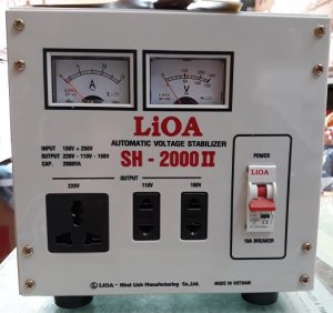 ổn áp lioa sh 2000ii, lioa 2kw, lioa 2kva chất lượng rất tốt độ bền cao chạy êm, tiết kiệm điện năng