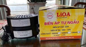 Biến Áp Tự Ngẫu LiOA 1500VA DN015