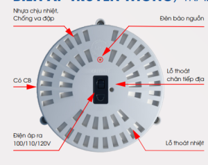 doi nguon lioa 200va -160w dn002d